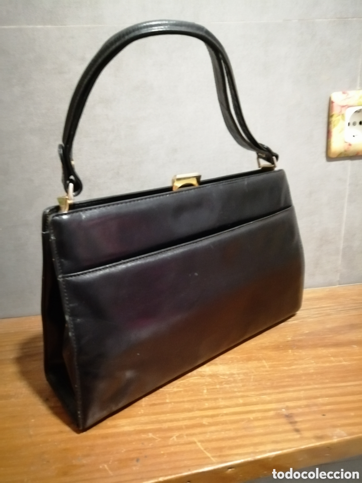 Vintage: Bolso de piel bellido - Foto 1