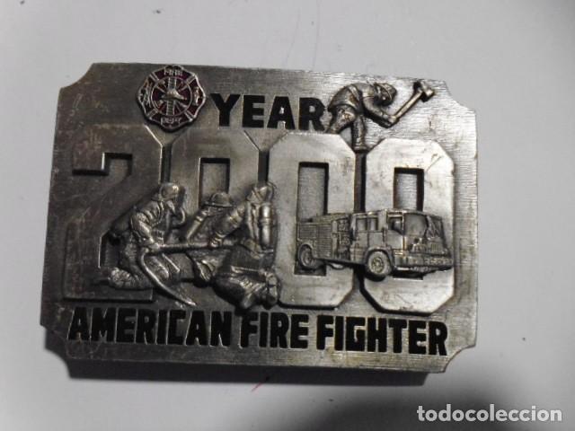 Vintage: GRAN HEBILLA BOMBEROS A&Ntilde;O 2000 EDICI&Oacute;N 2023/5000 - Foto 1