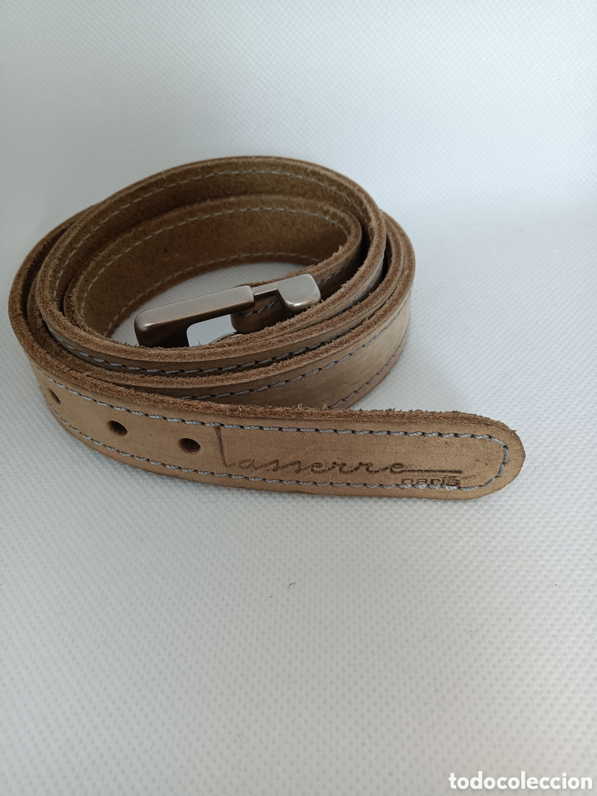 Vintage: Cintur&oacute;n de piel Laserre - Foto 3