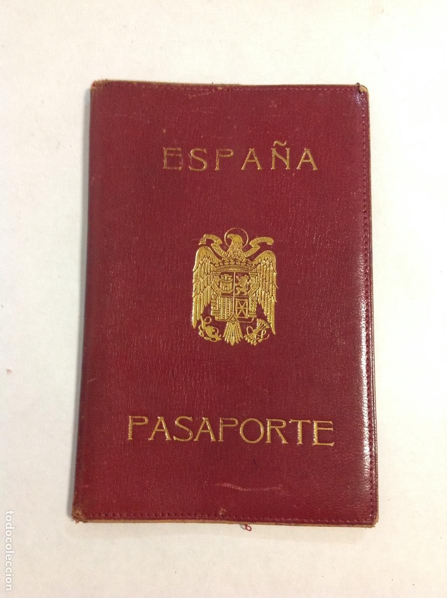 Vintage: Funda de pasaporte. Espa&ntilde;a. A&ntilde;os 60 - Foto 1