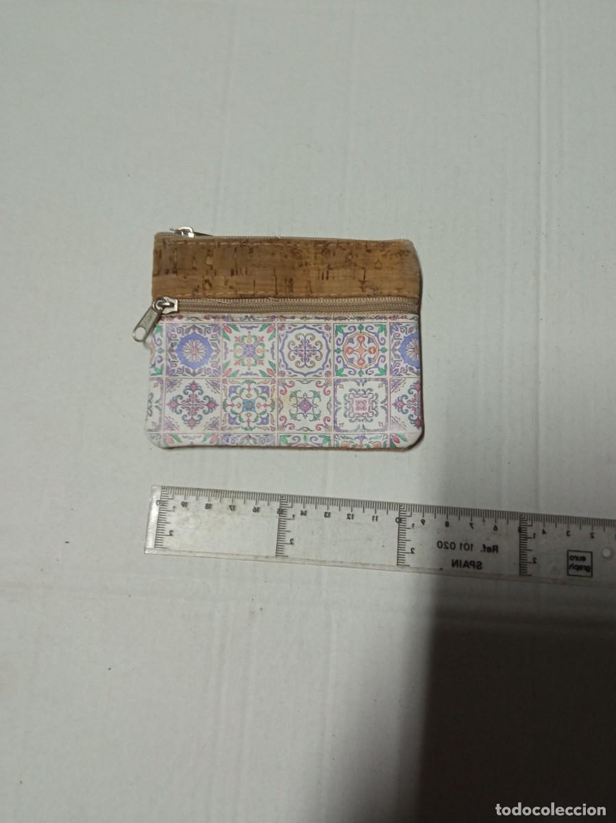 Vintage: Cartera de corcho y tela. - Foto 1