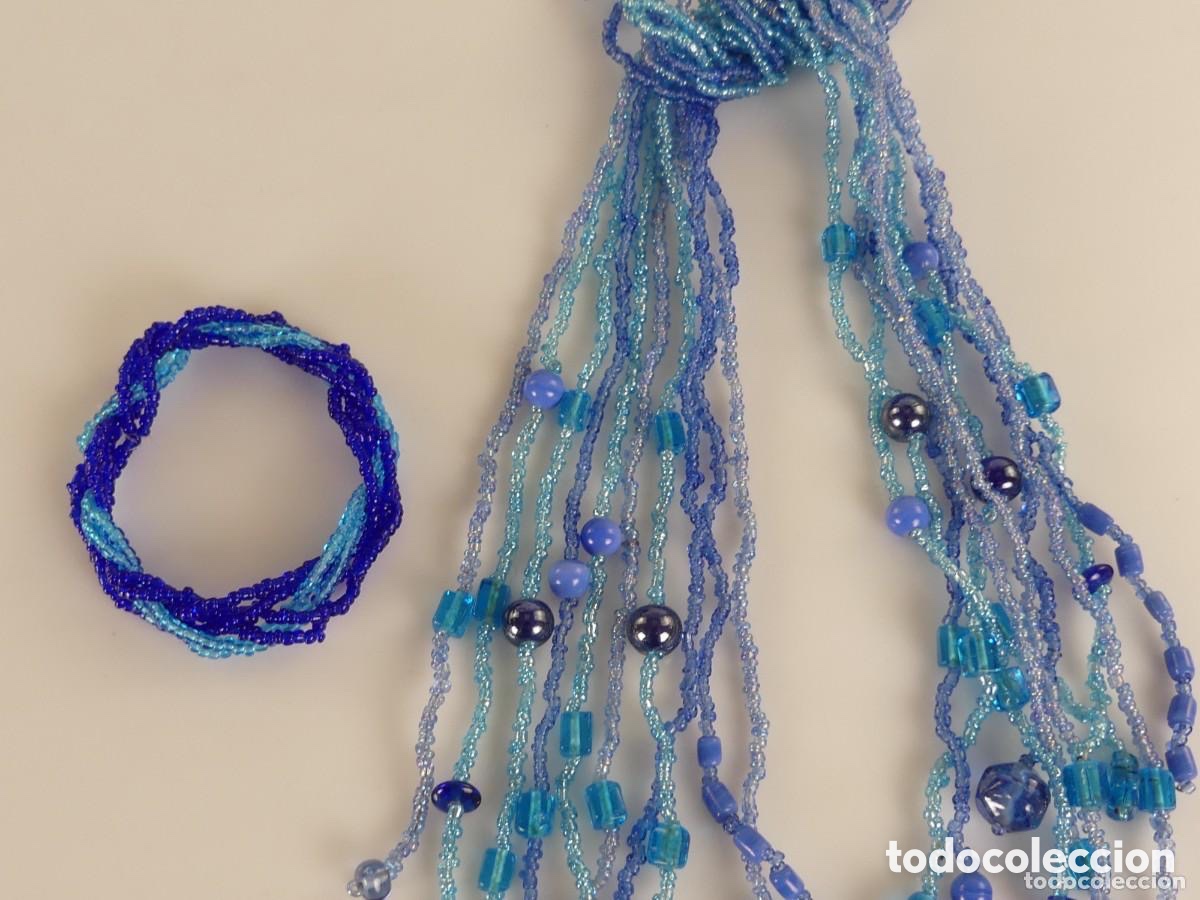 Vintage: JUEGO DE COLLAR Y PULSERA DE CUENTAS - Foto 5
