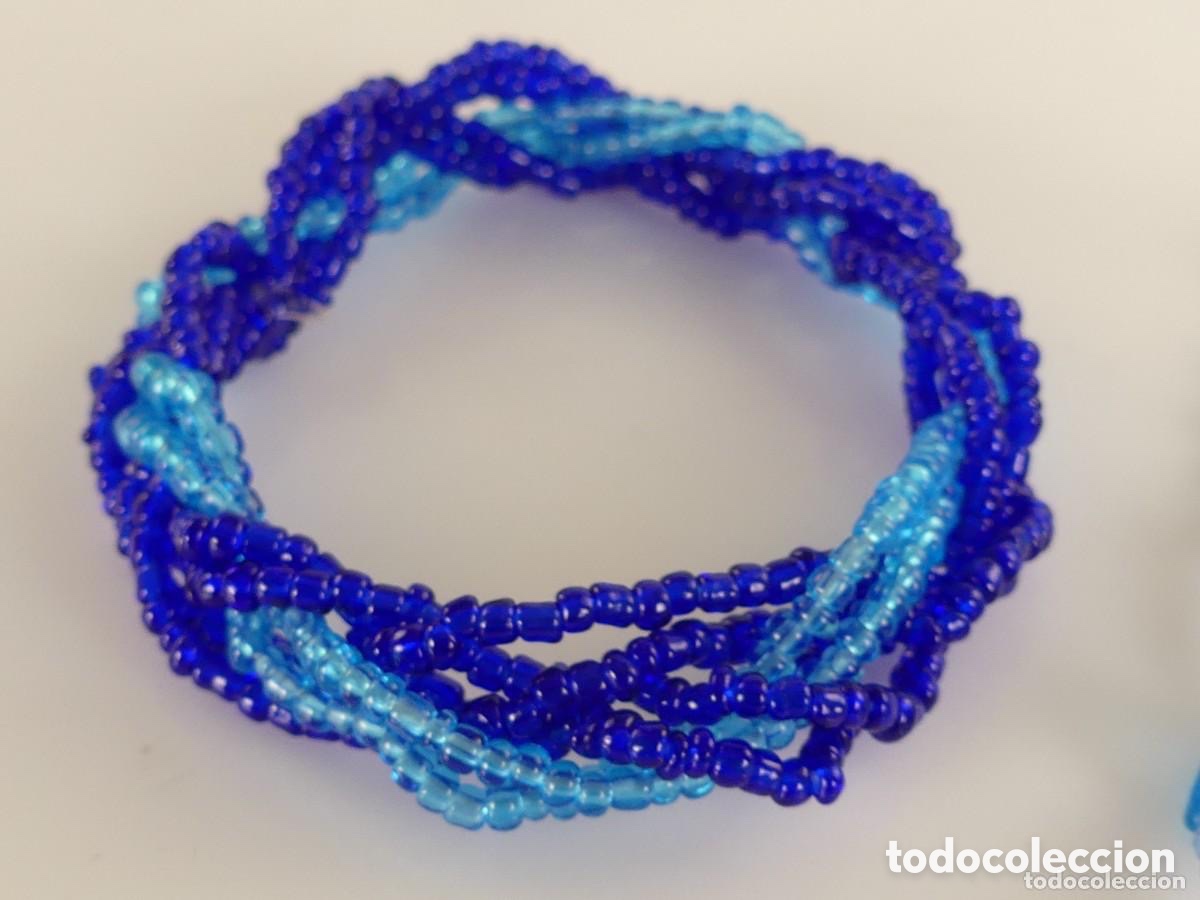 Vintage: JUEGO DE COLLAR Y PULSERA DE CUENTAS - Foto 6