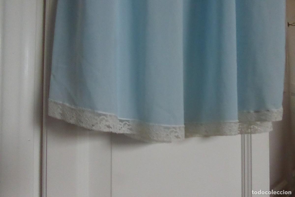 Vintage: CAMIS&Oacute;N AZUL DATZIRA - TALLA 3 - Foto 6