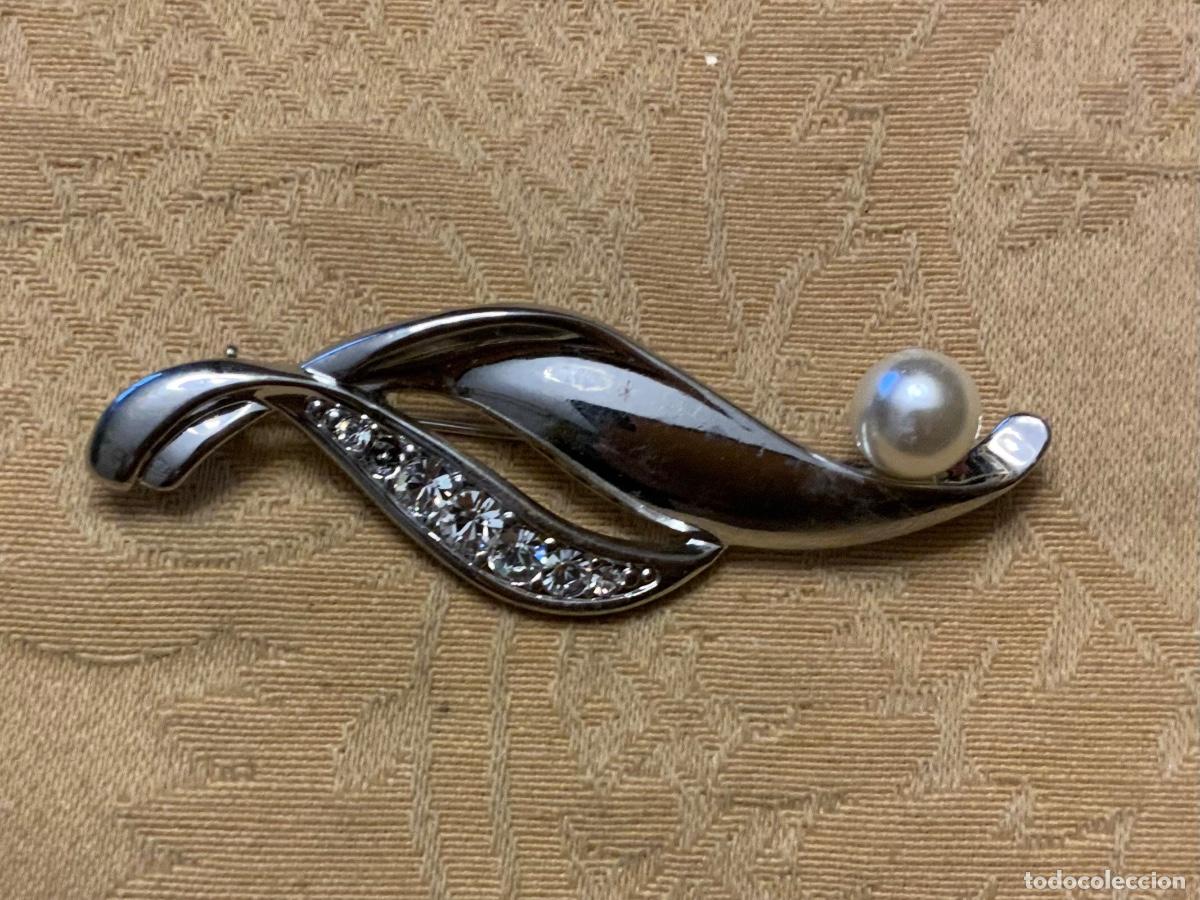 Vintage: BROCHE ALFILER, A&Ntilde;OS 60 PERLA - Foto 1