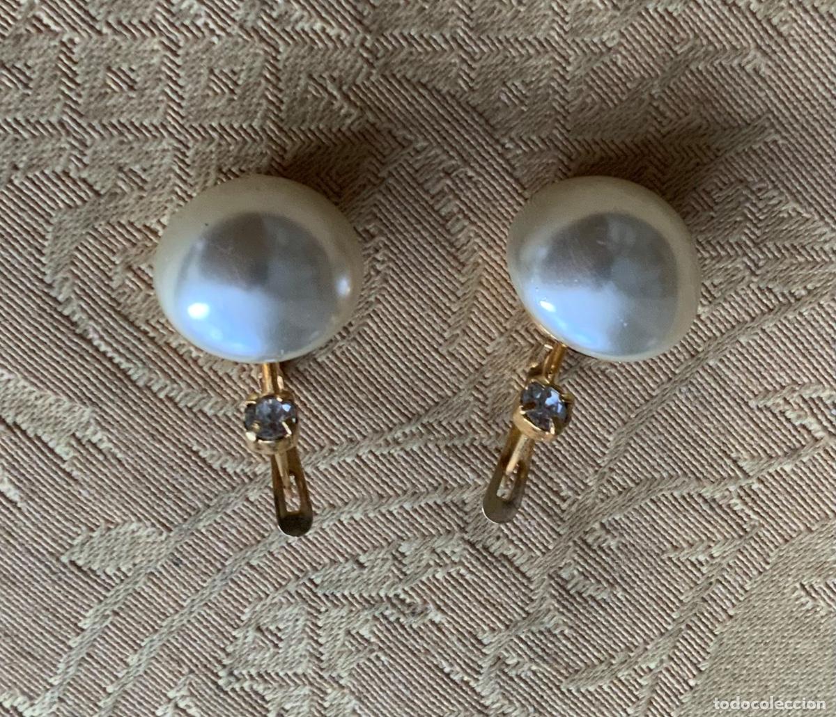 Vintage: PENDIENTES VINTAGE PERLA - Foto 5