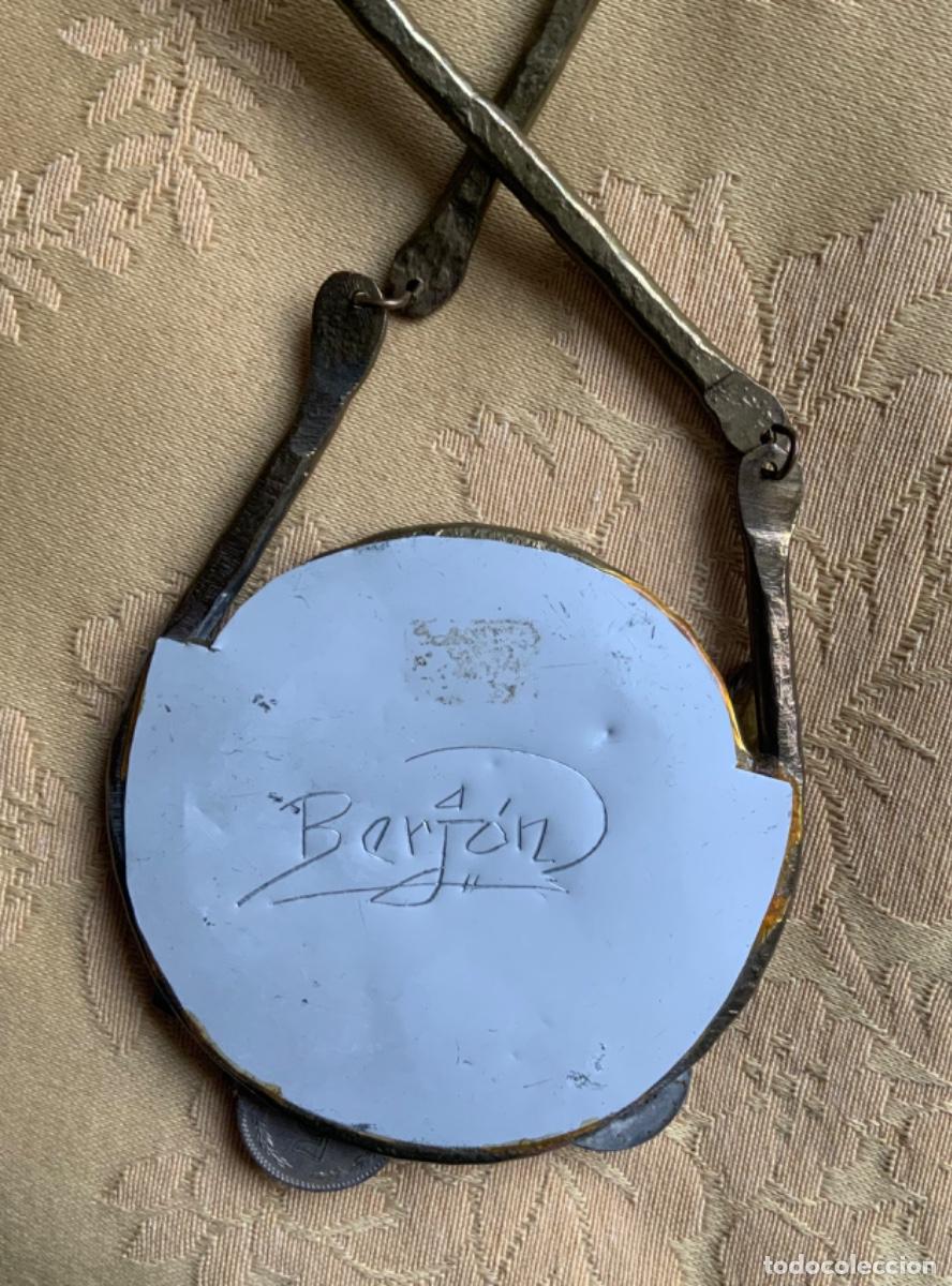 Vintage: COLLAR BRONCE DE AUTOR BERJ&Oacute;N FIRMADO - Foto 8