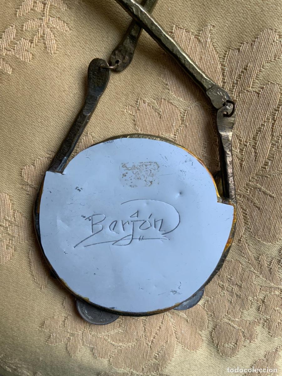 Vintage: COLLAR BRONCE DE AUTOR BERJ&Oacute;N FIRMADO - Foto 9
