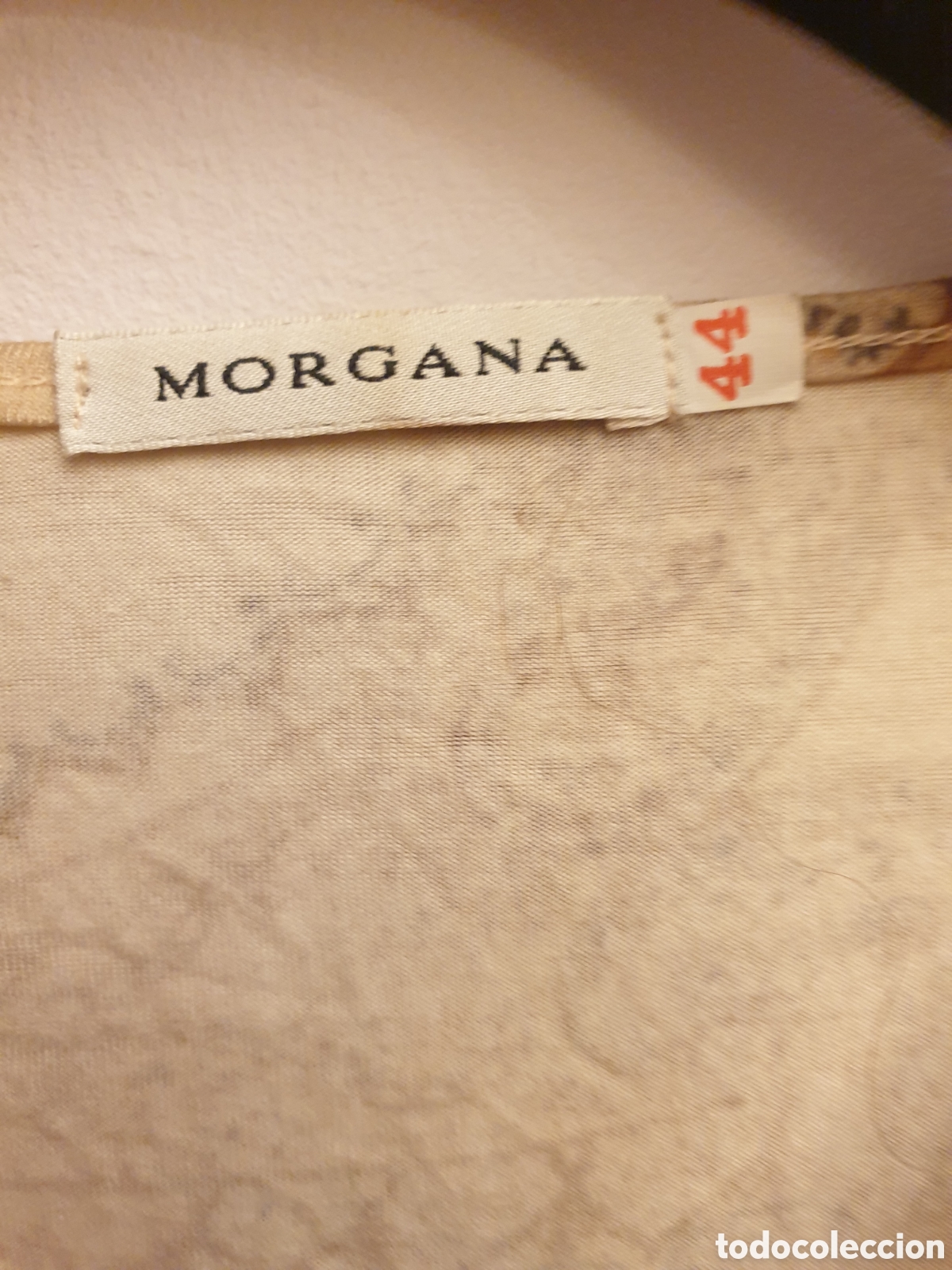 Vintage: Camiseta estampada Morgana. Talla 44. - Foto 2