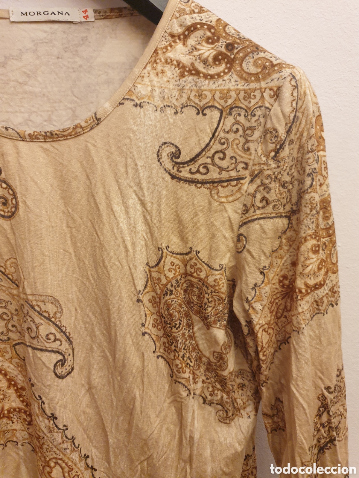 Vintage: Camiseta estampada Morgana. Talla 44. - Foto 4