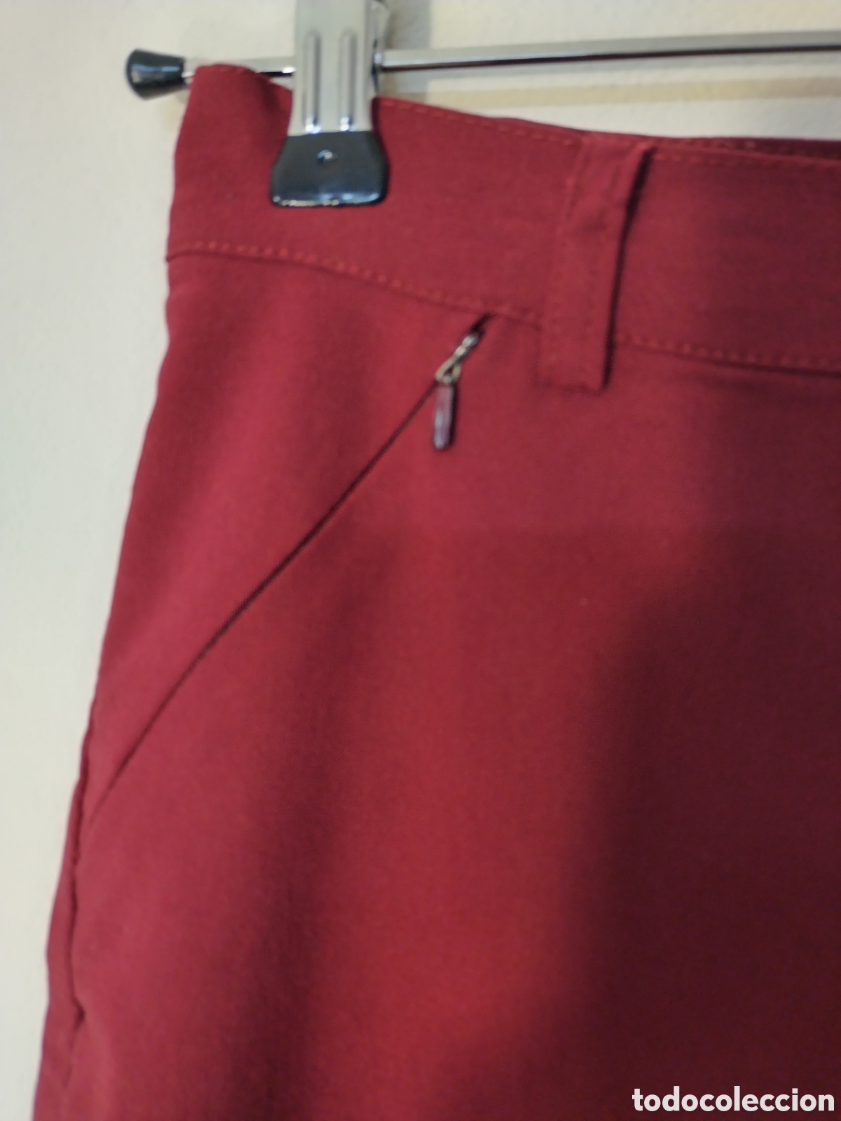 Vintage: Pantal&oacute;n burdeos talla XL - Foto 10