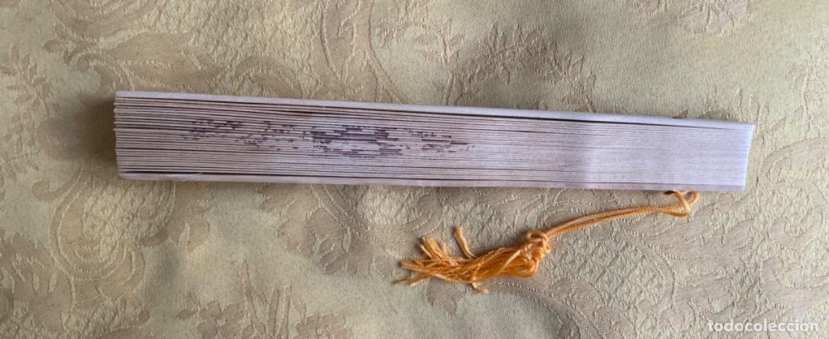Vintage: ABANICO MADERA SIN BARNIZAR Y DIBUJOS DE OSOS PANDA - Foto 10