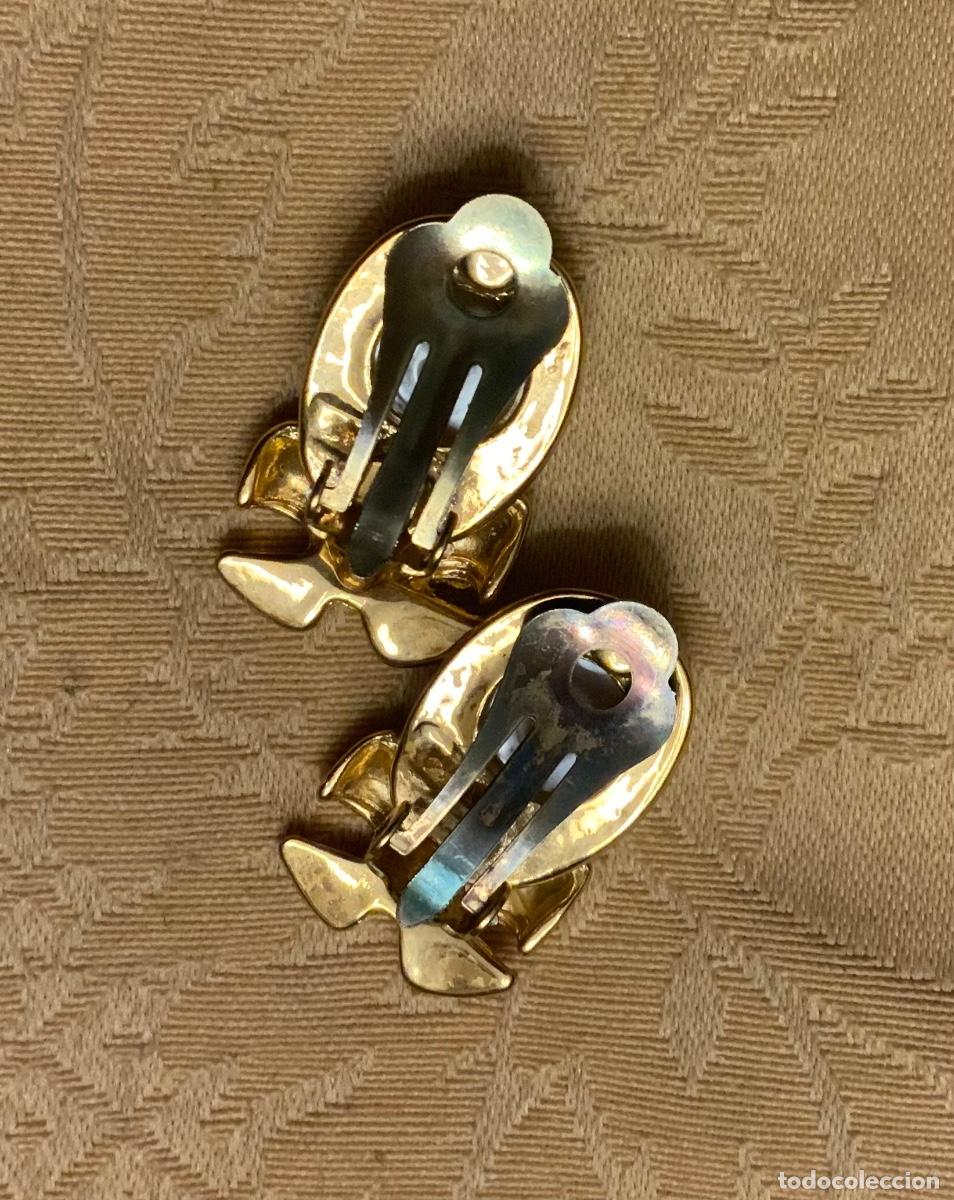 Vintage: PENDIENTES VINTAGE PERLA Y LAZO - Foto 8