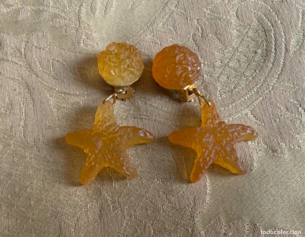 Vintage: PENDIENTES VINTAGE PASTA, ESTRELLA - Foto 8