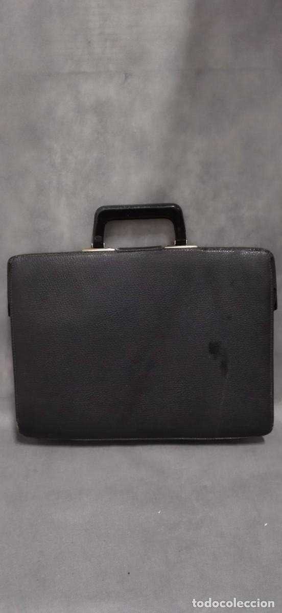 Vintage: Malet&iacute;n de piel a&ntilde;os 60 - Foto 14
