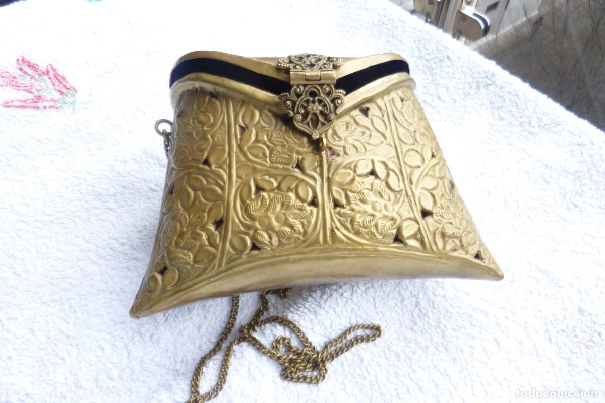 Vintage: BOLSO RIGIDO INDIO - Foto 3
