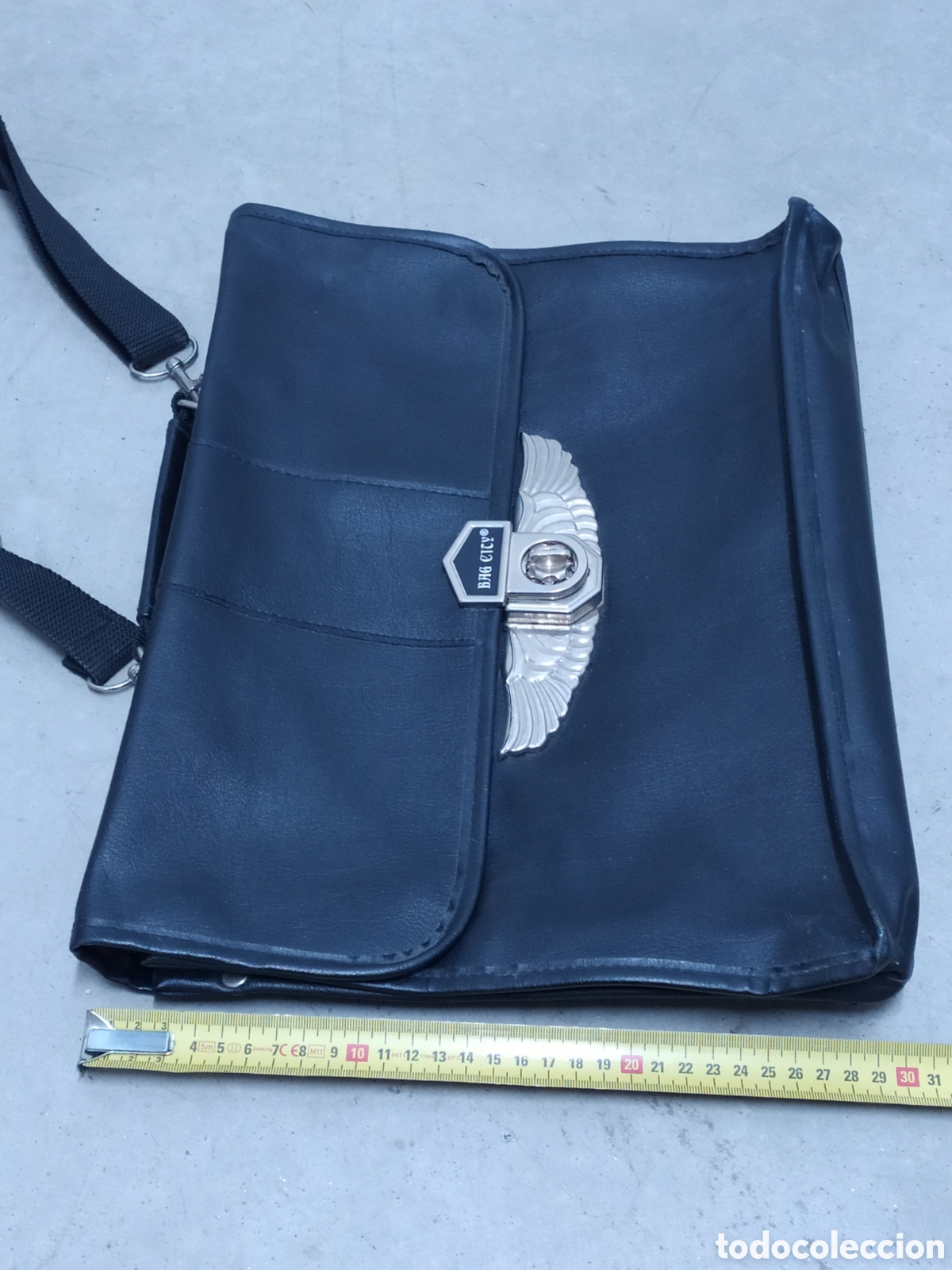 Vintage: CARTERA PORTADOCUMENTOS EN PIEL - Foto 9