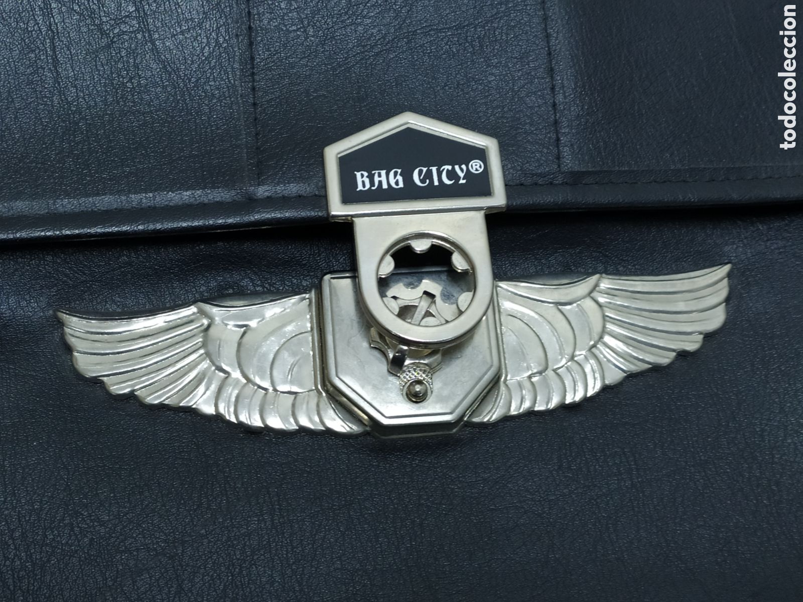 Vintage: CARTERA PORTADOCUMENTOS EN PIEL - Foto 2