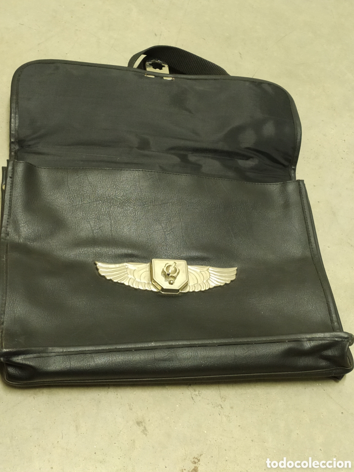 Vintage: CARTERA PORTADOCUMENTOS EN PIEL - Foto 3
