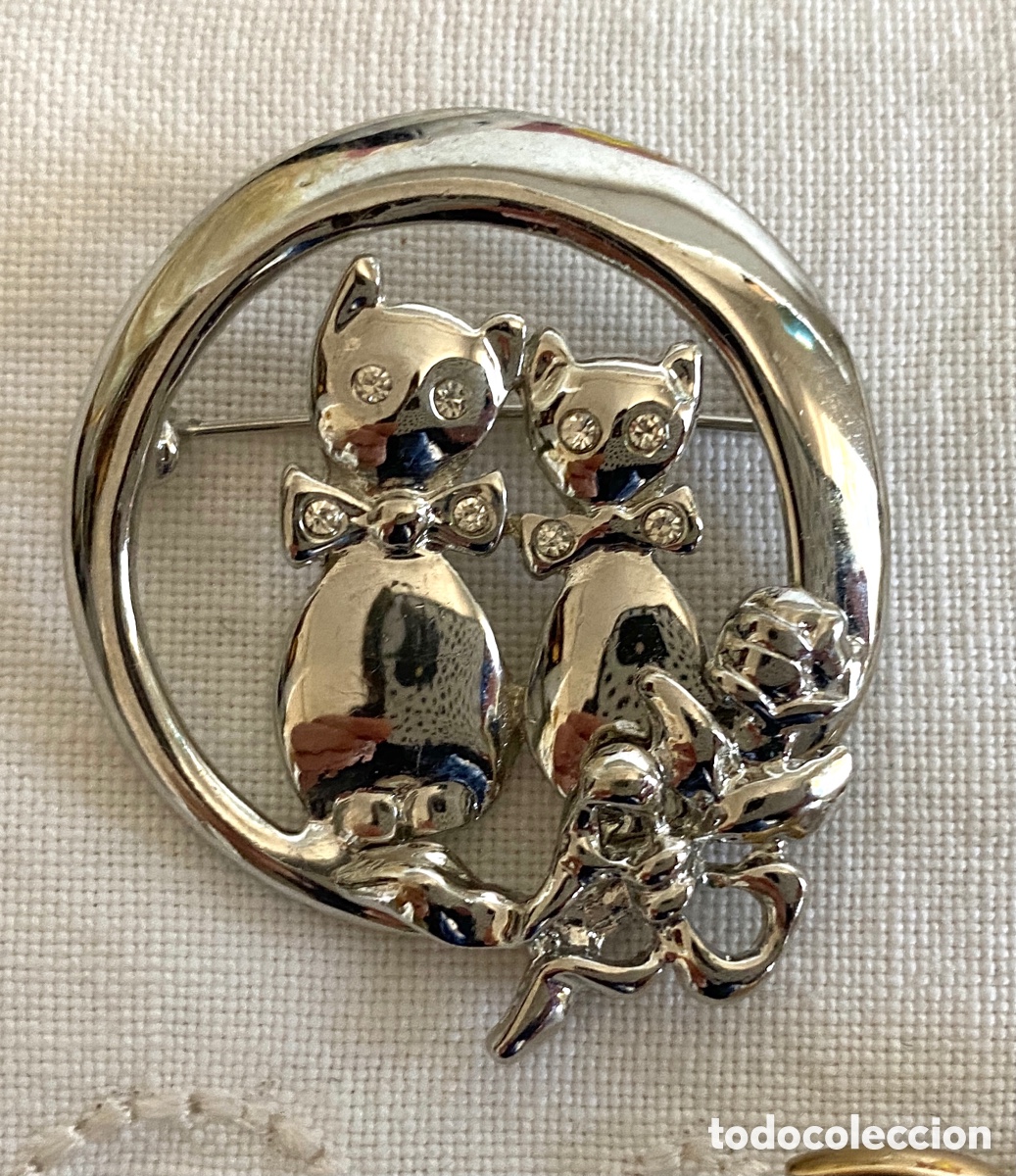 Vintage: Lote de 3 broches vintage - Foto 3