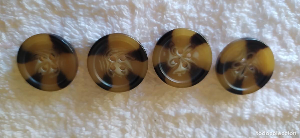 Vintage: Botones de pasta tonos marrones - Foto 4
