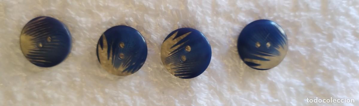 Vintage: Botones azules - Foto 1
