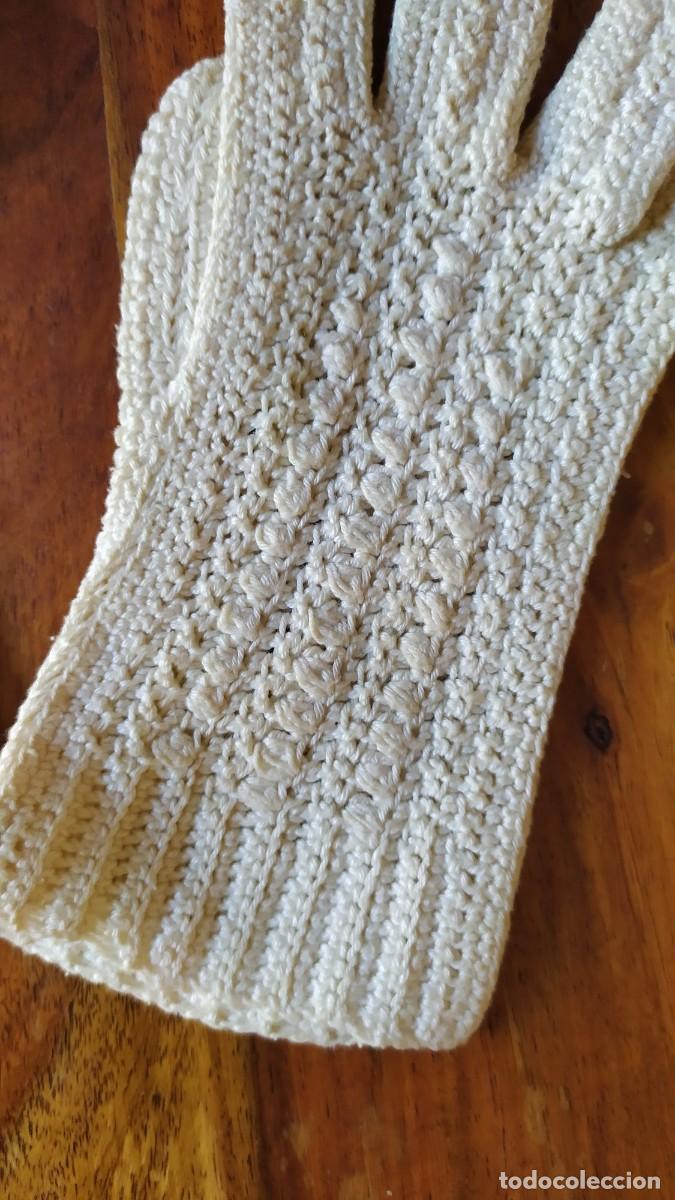 Vintage: GUANTES DE GANCHILLO PARA NI&Ntilde;O/A - Foto 2