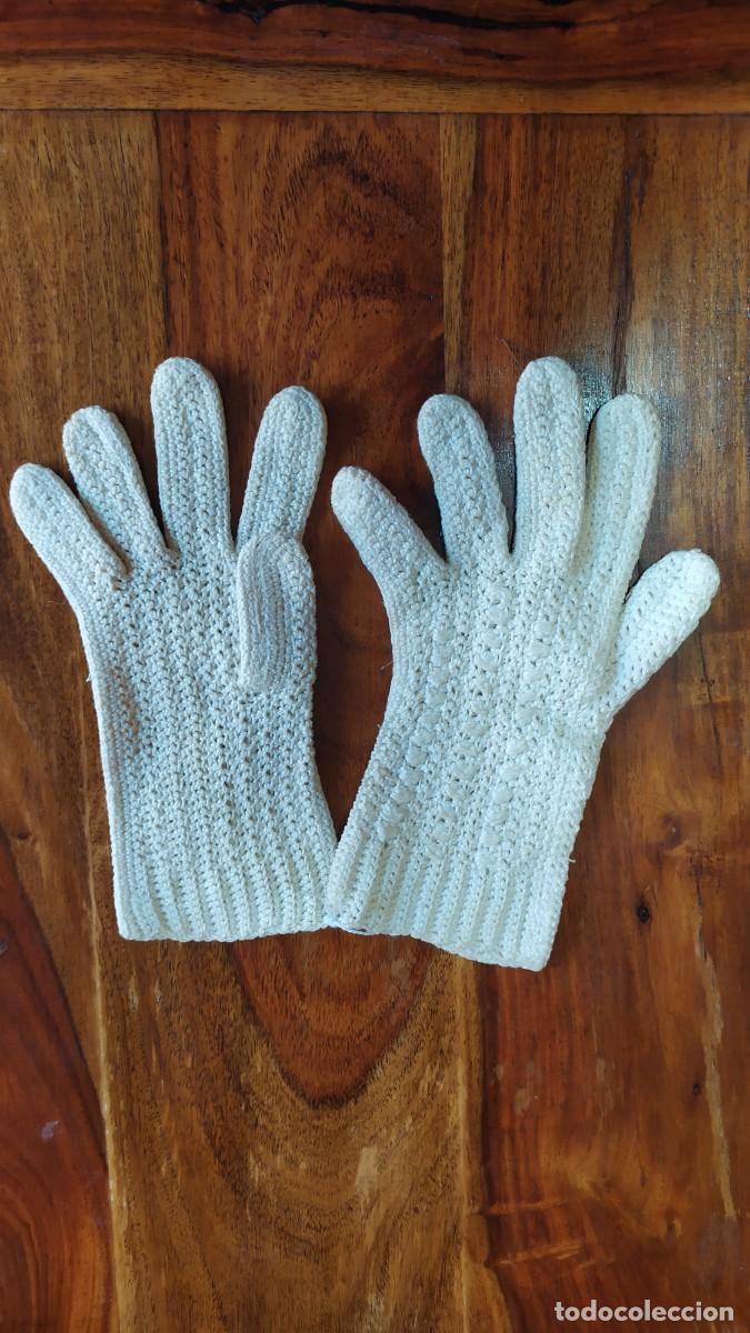 Vintage: GUANTES DE GANCHILLO PARA NI&Ntilde;O/A - Foto 3