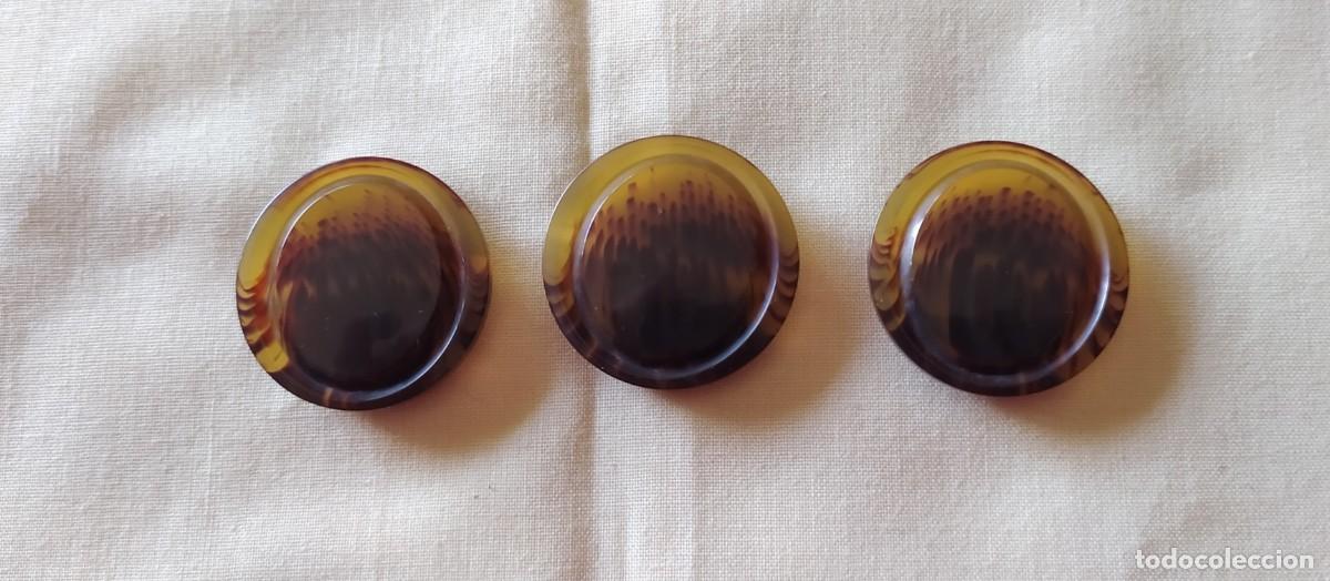 Vintage: Botones marrones degradados - Foto 1