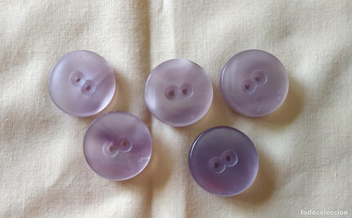 Vintage: Botones violetas - Foto 2