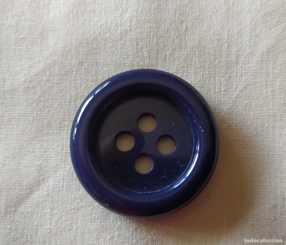 Vintage: boton azul - Foto 1