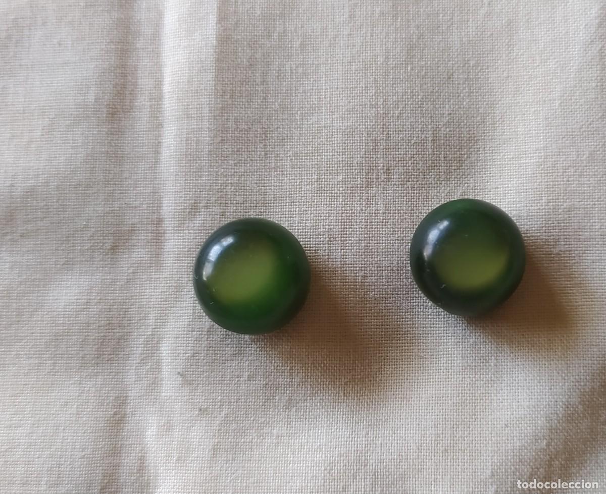 Vintage: Boton bola verde - Foto 1