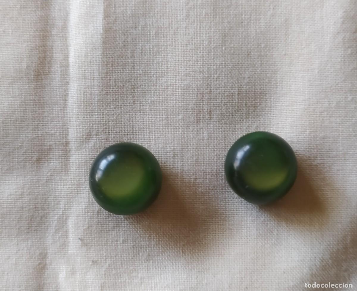 Vintage: Boton bola verde - Foto 4