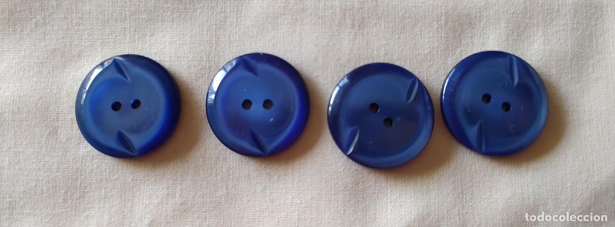 Vintage: Botones azules - Foto 1