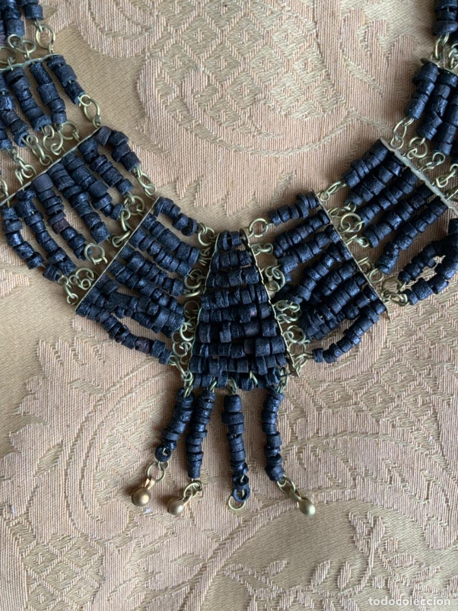 Vintage: COLLAR EGIPCIO, COLOR NEGRO - Foto 2