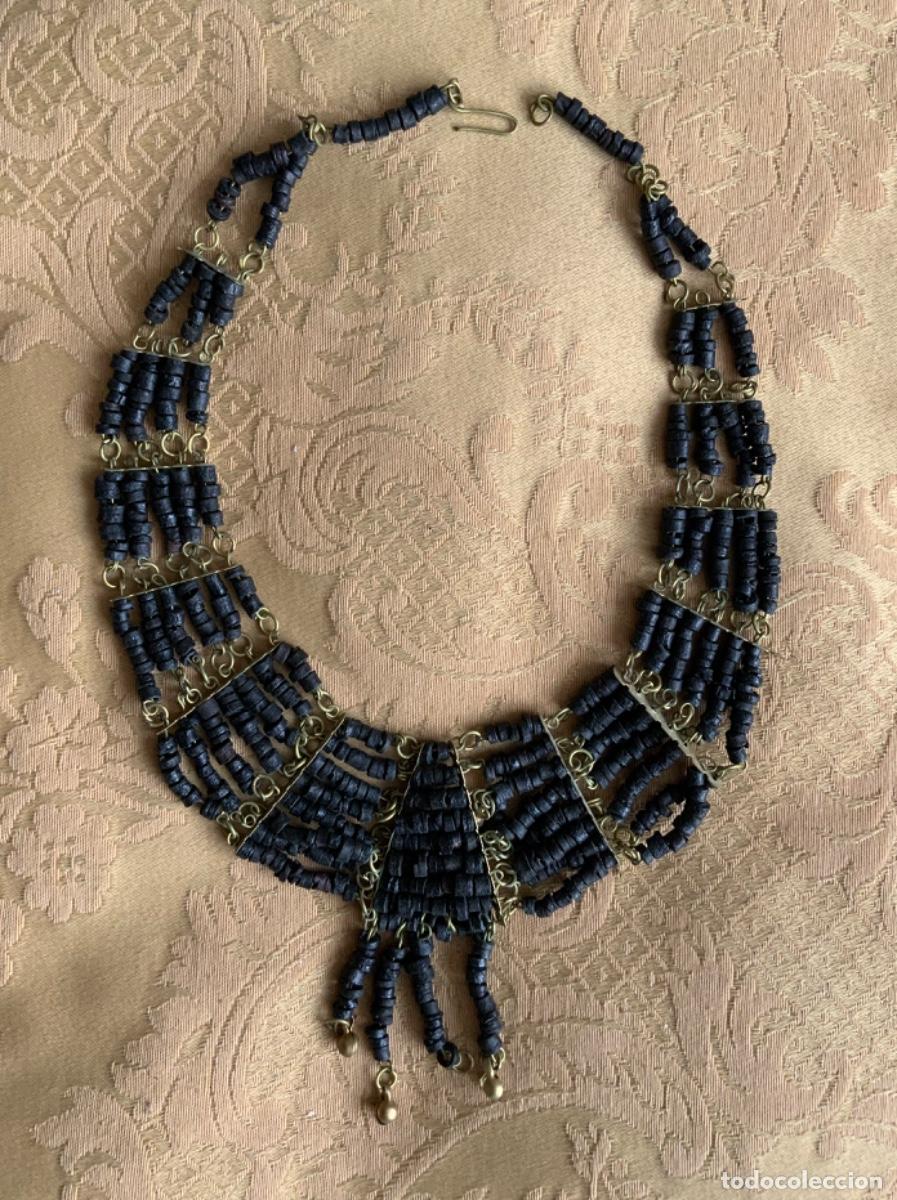 Vintage: COLLAR EGIPCIO, COLOR NEGRO - Foto 3