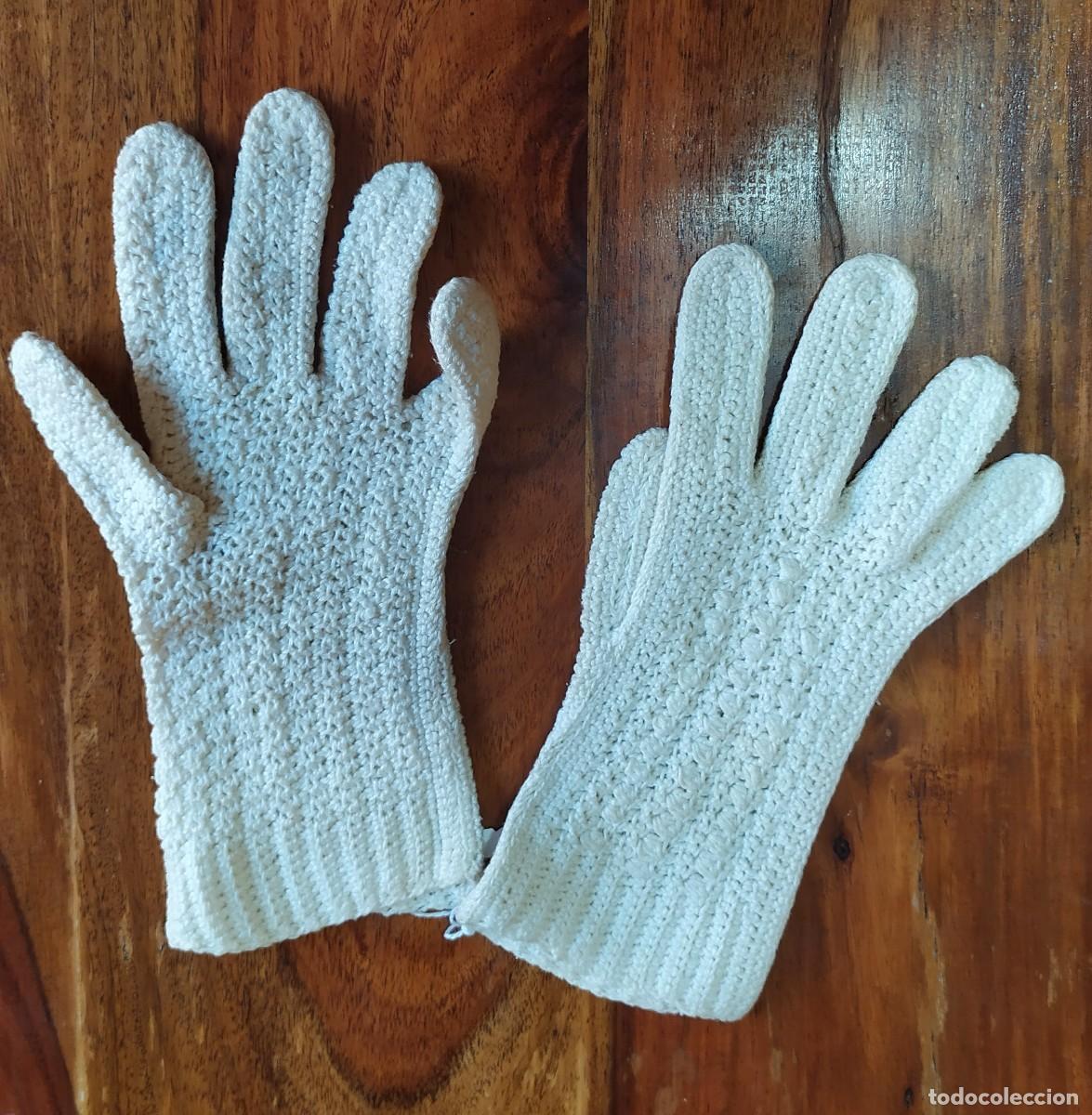 Vintage: GUANTES DE GANCHILLO PARA NI&Ntilde;O/A - Foto 1