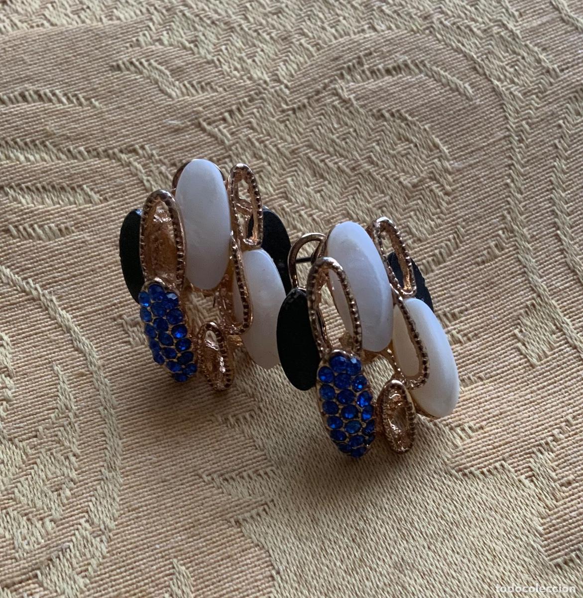 Vintage: PENDIENTES VINTAGE CIERRE OMEGA - Foto 4