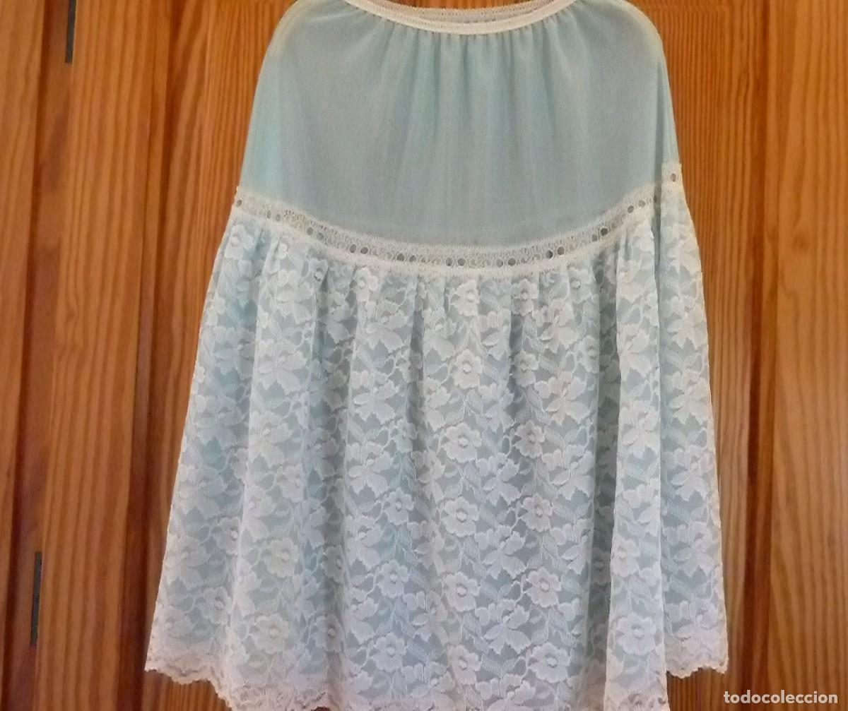 Vintage: Antigua combinaci&oacute;n ropa interior. Falda - Foto 2