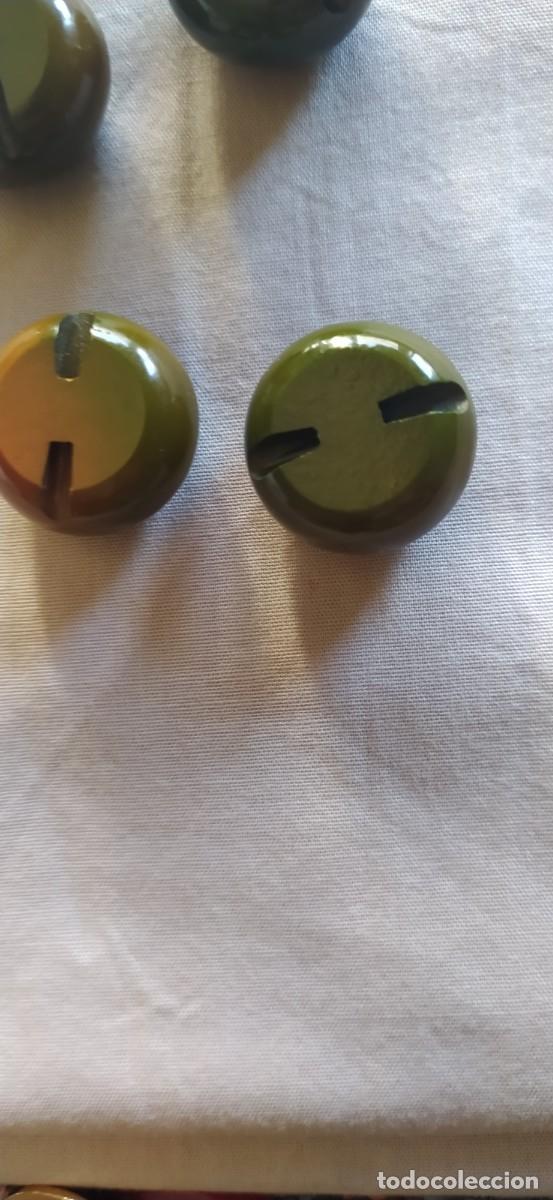 Vintage: Botones bola verde - Foto 4