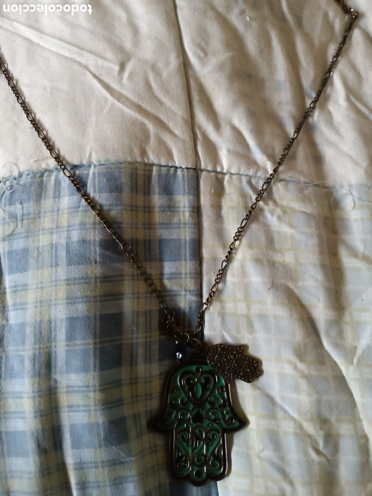 Vintage: Colgante con cadena multicolor - Foto 3