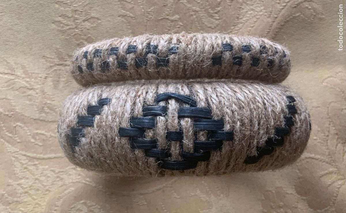 Vintage: 2 PULSERAS DE CUERDA &Eacute;TNICAS - Foto 1