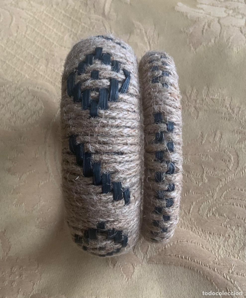 Vintage: 2 PULSERAS DE CUERDA &Eacute;TNICAS - Foto 2