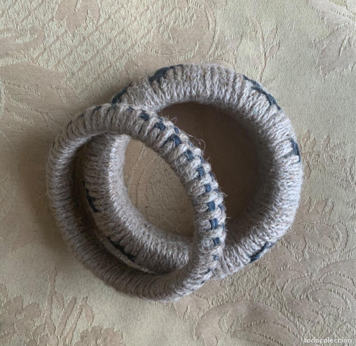 Vintage: 2 PULSERAS DE CUERDA &Eacute;TNICAS - Foto 5