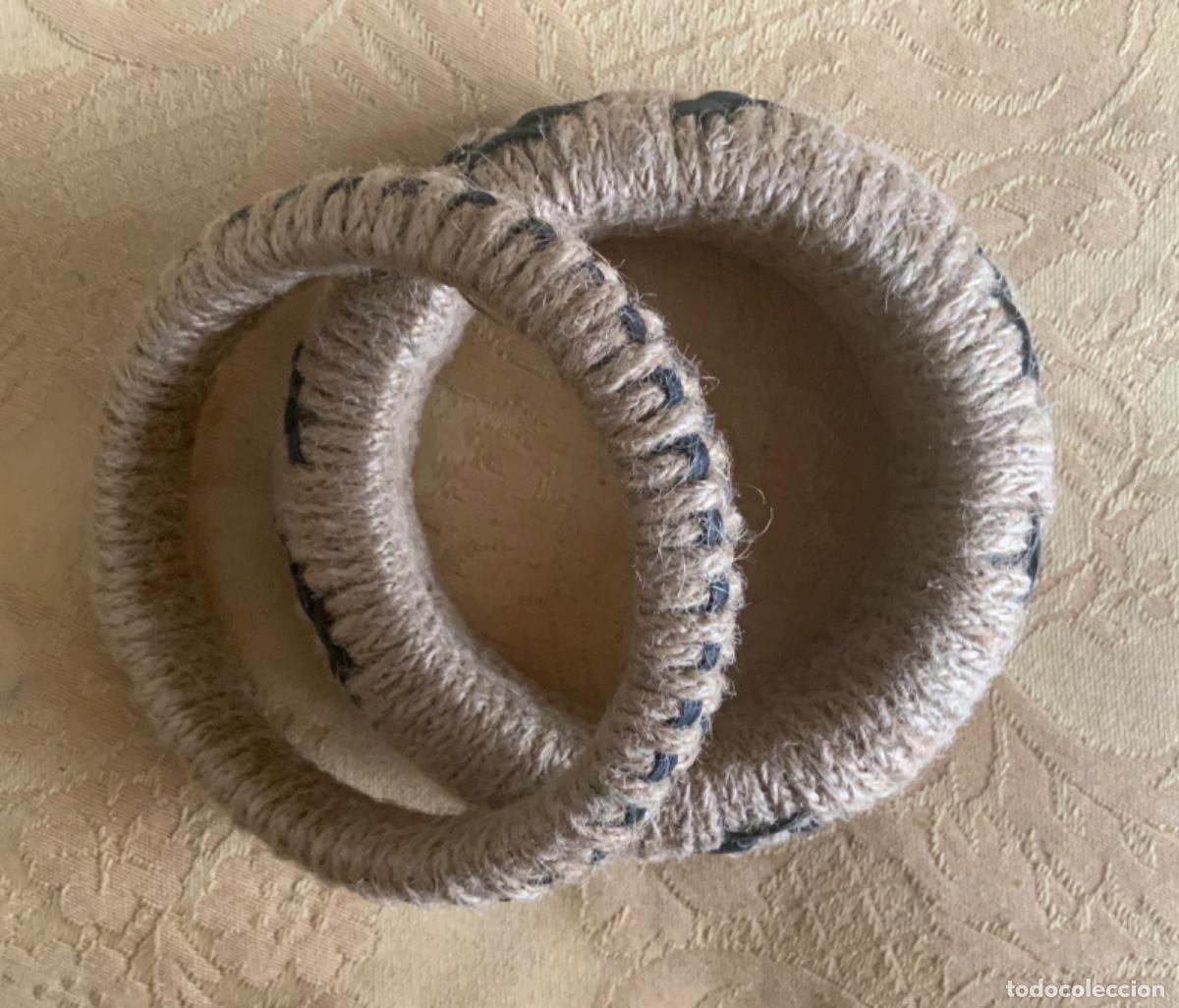 Vintage: 2 PULSERAS DE CUERDA &Eacute;TNICAS - Foto 7