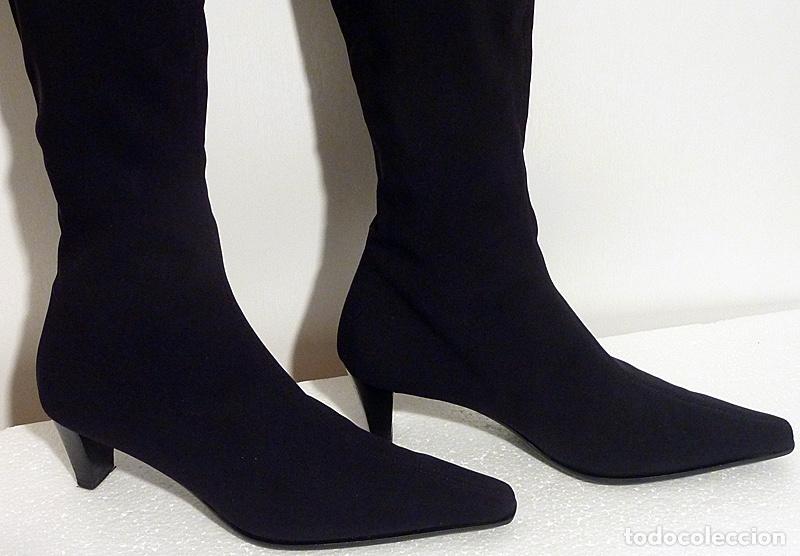botas altas de mujer de licra color negro - m - Buy Women's clothing todocoleccion