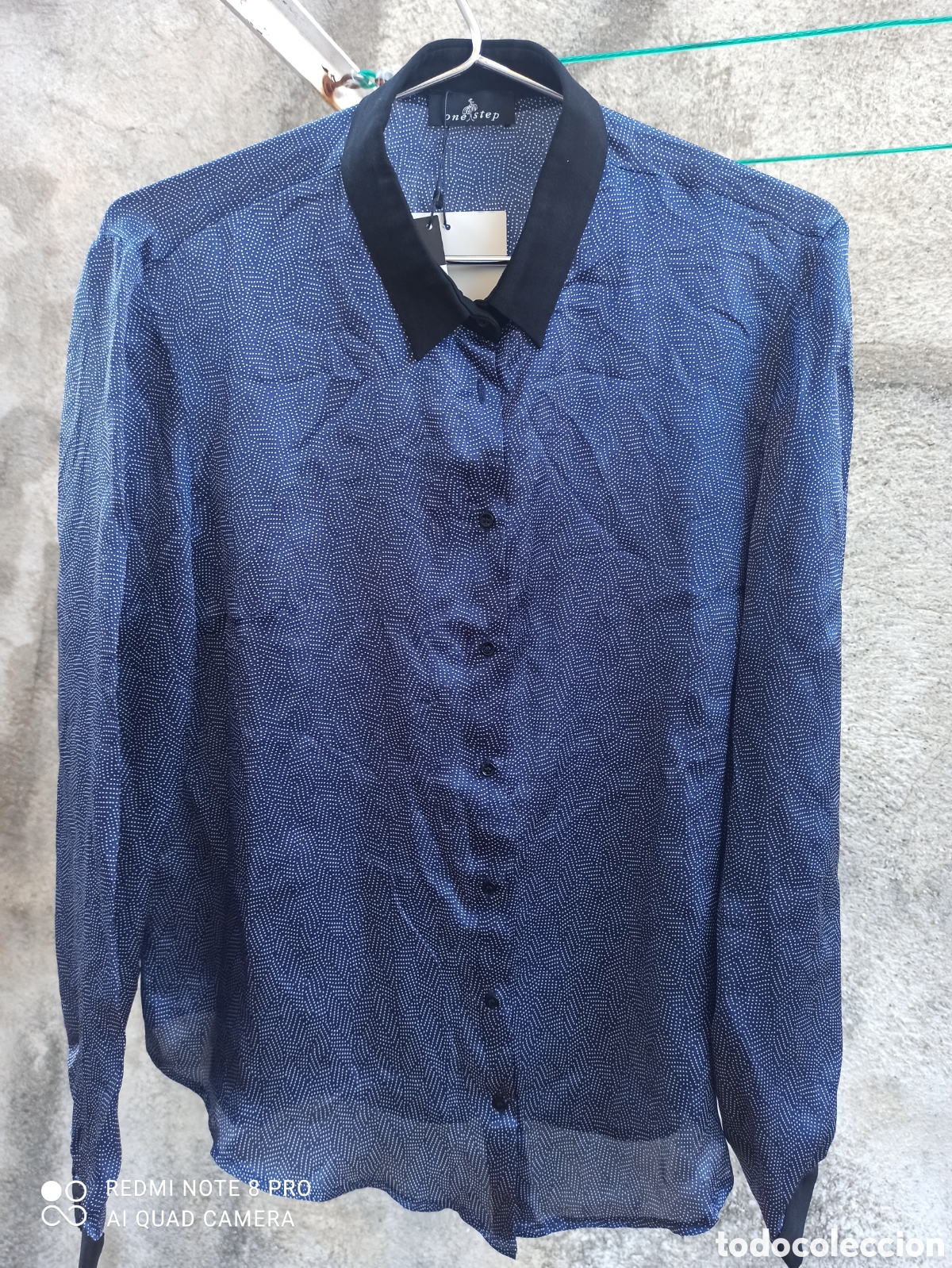 Vintage: Camisa 100% seda, sin estrenar - Foto 4