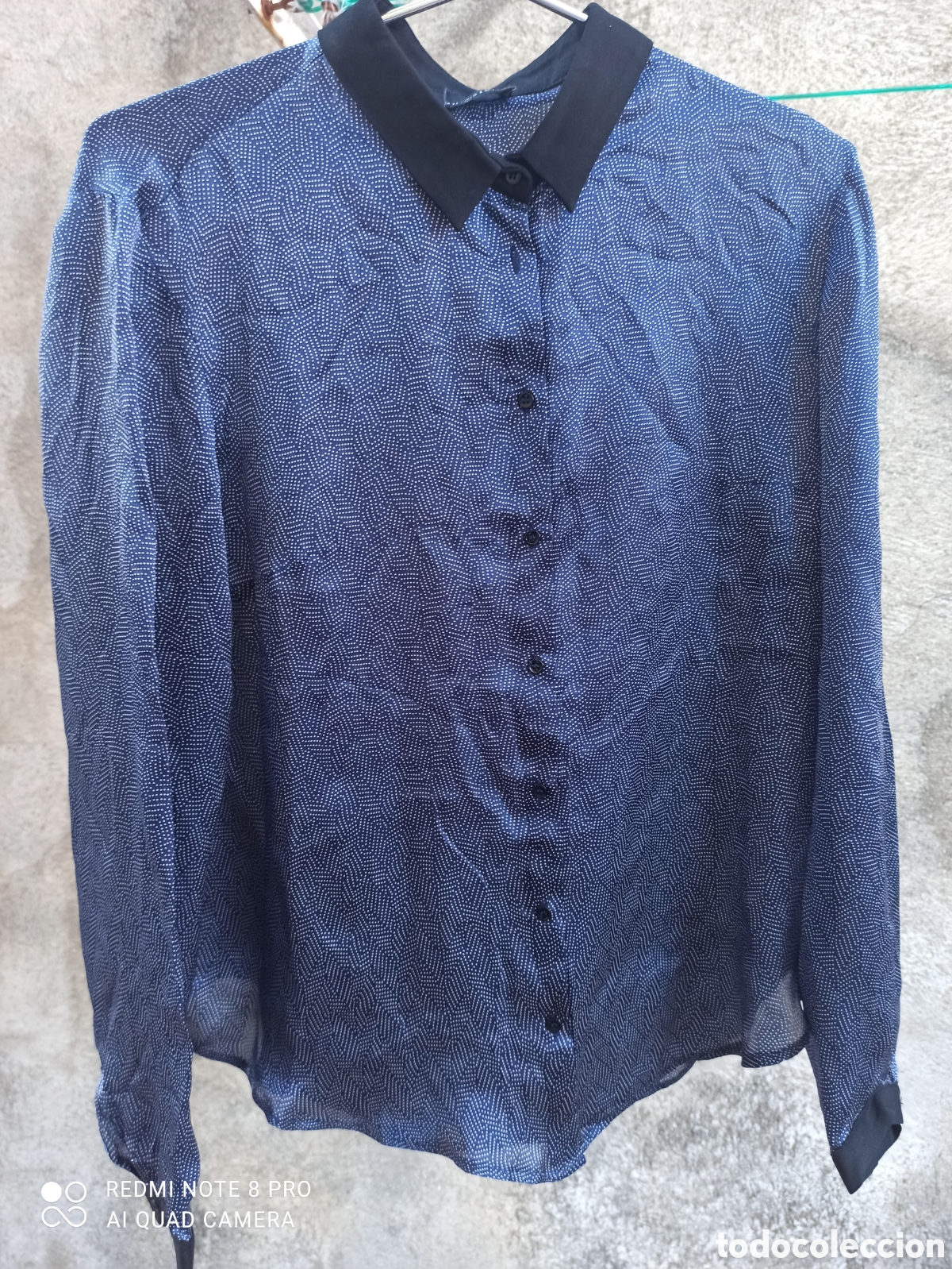 Vintage: Camisa 100% seda, sin estrenar - Foto 8