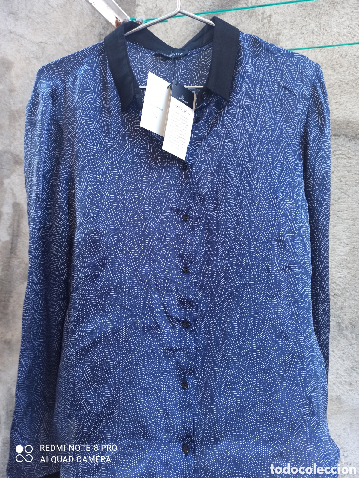 Vintage: Camisa 100% seda, sin estrenar - Foto 9