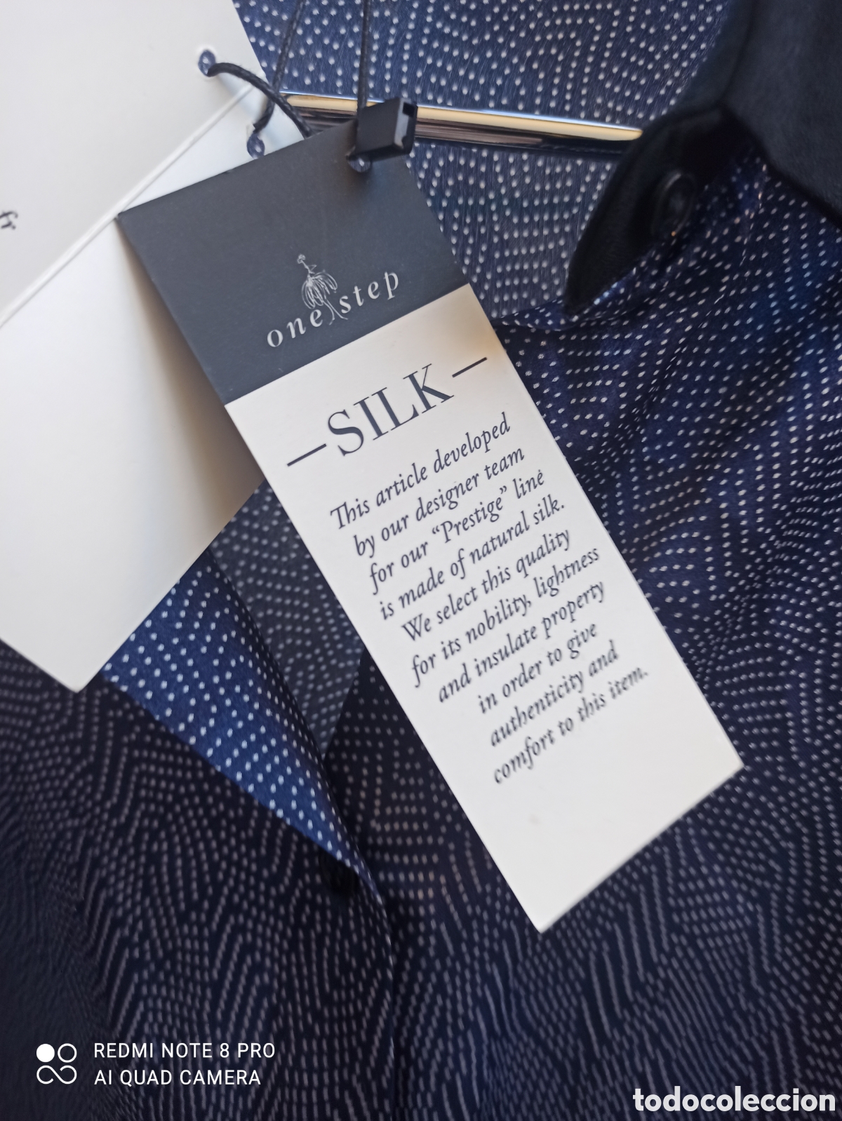 Vintage: Camisa 100% seda, sin estrenar - Foto 10